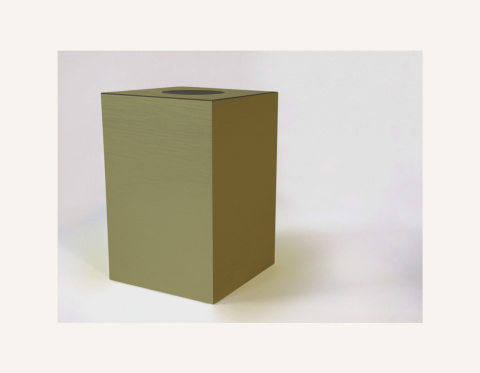 Donica stojąca / wysoka / aluminiowa / złota szczotkowana Donica stojąca / wysoka / aluminiowa / złota szczotkowana
